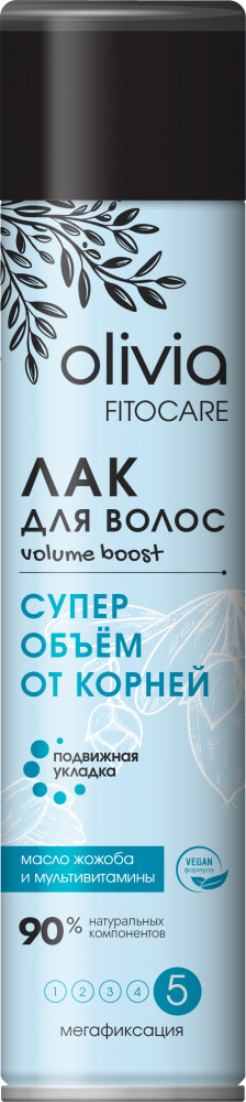 Лак для волос мегафиксация «Супер объем от корней» | Fitocare | Olivia