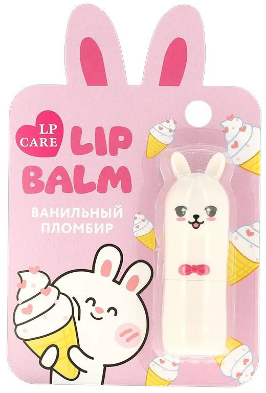 Бальзам для губ с ароматом ванильного пломбира «Bunny» | LP Care