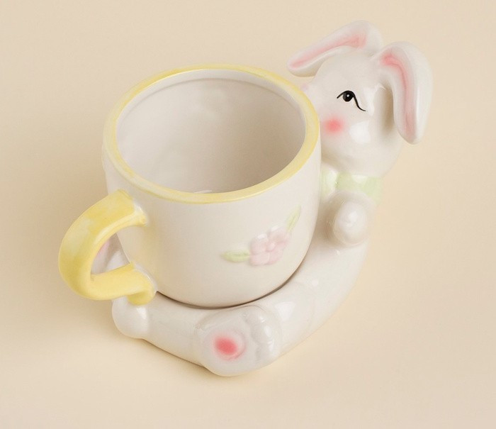 Чайная пара «Пасхальные кролики» | Sima-Land Home