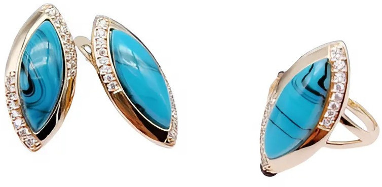 Комплект украшений для женщин с янтарем | Tuimedaq