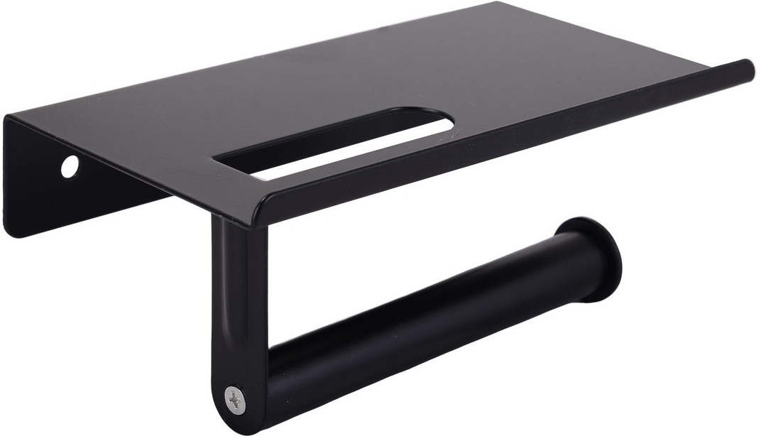 Держатель для туалетной бумаги с полкой | Zenfort