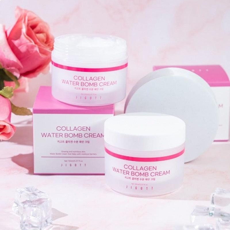 Омолаживающий крем для лица с коллагеном «Collagen Water Bomb Cream» | Jigott