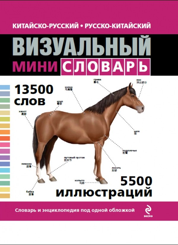 Китайско-русский, русско-китайский визуальный мини-словарь | Иллюстрированные словари