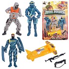 Фигурки солдат со снаряжением, в ассортименте