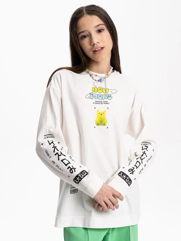 Лонгслив для девочек | Pelican