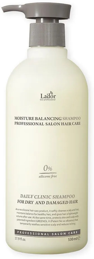 Шампунь для волос увлажняющий бессиликоновый «Moisture Balancing Shampoo» | La’dor
