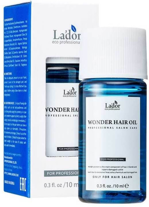 Масло для восстановления блеска волос увлажняющее «Wonder Hair Oil» | La’dor