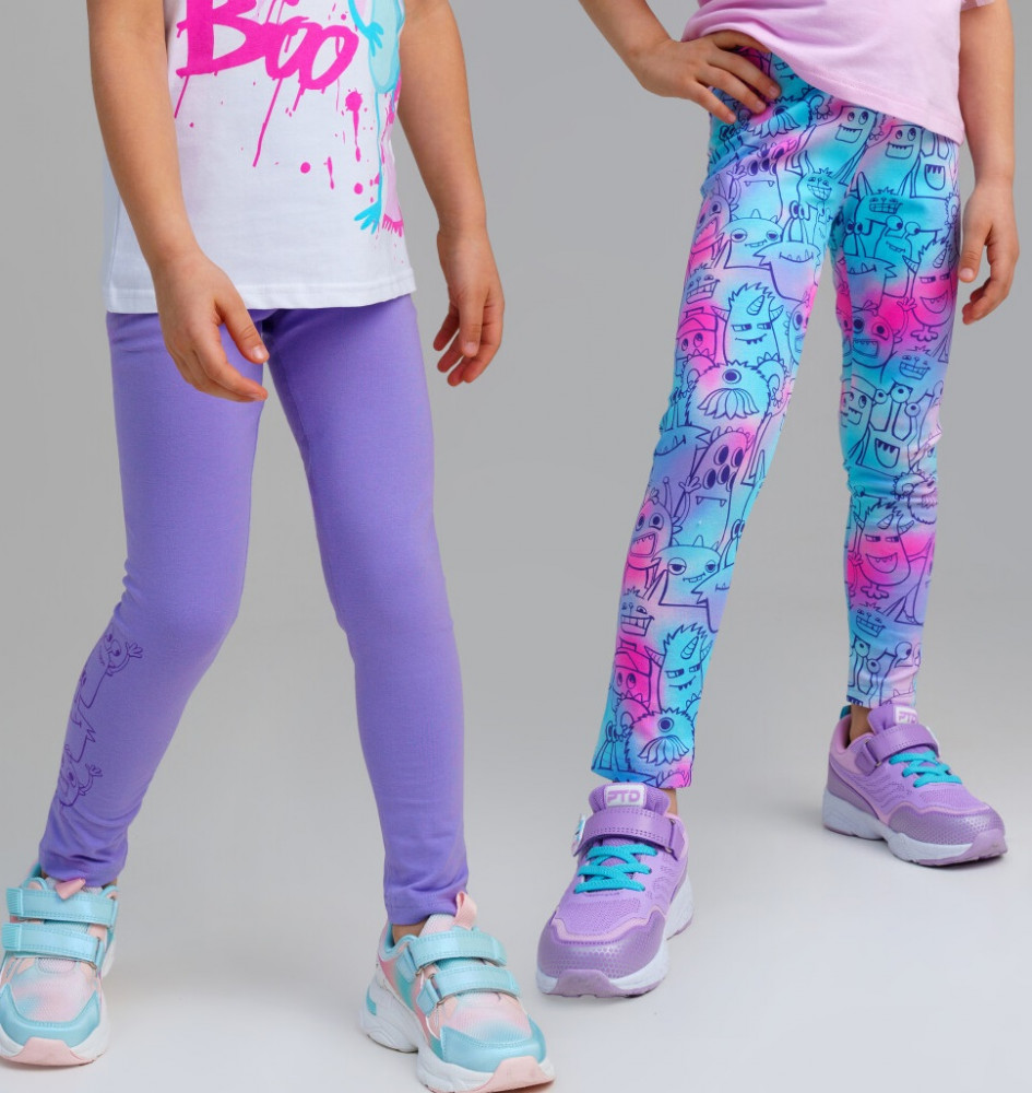 Комплект легинсов для девочек | Monstric | PlayToday