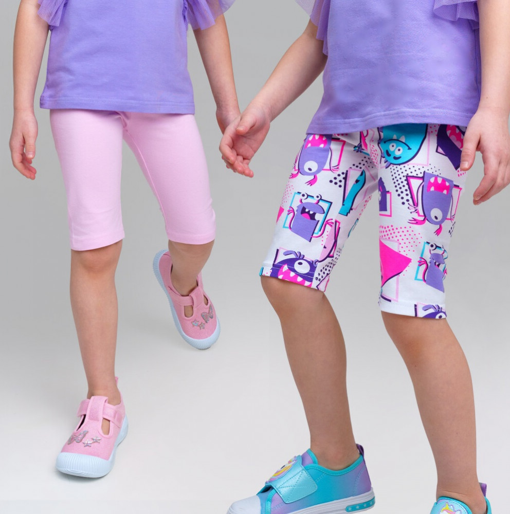 Комплект легинсов для девочек | Monstric | PlayToday