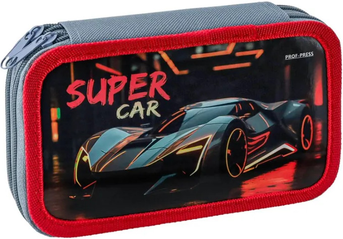 Пенал «Чёрный суперкар» | Проф-Пресс