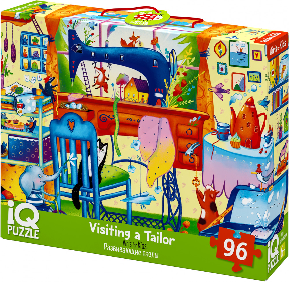 Пазл «В гостях у портного» | IQ пазлы картонные