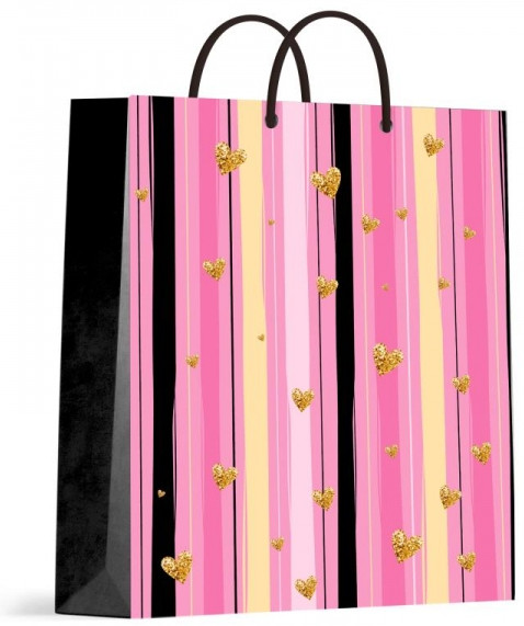 Пакет подарочный «Полоски» | Чудо праздник