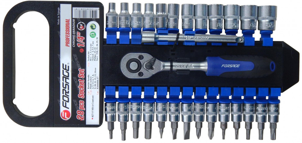 Набор торцевых головок и бит | Forsage