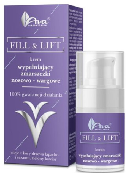 Крем для лица против носогубных морщин «Fill & Lift Cream Filling Nasolabial and Lip Wrinkles» | AVA Laboratorium