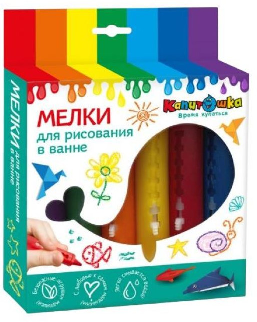 Мелки для рисования в ванне | Капитошка
