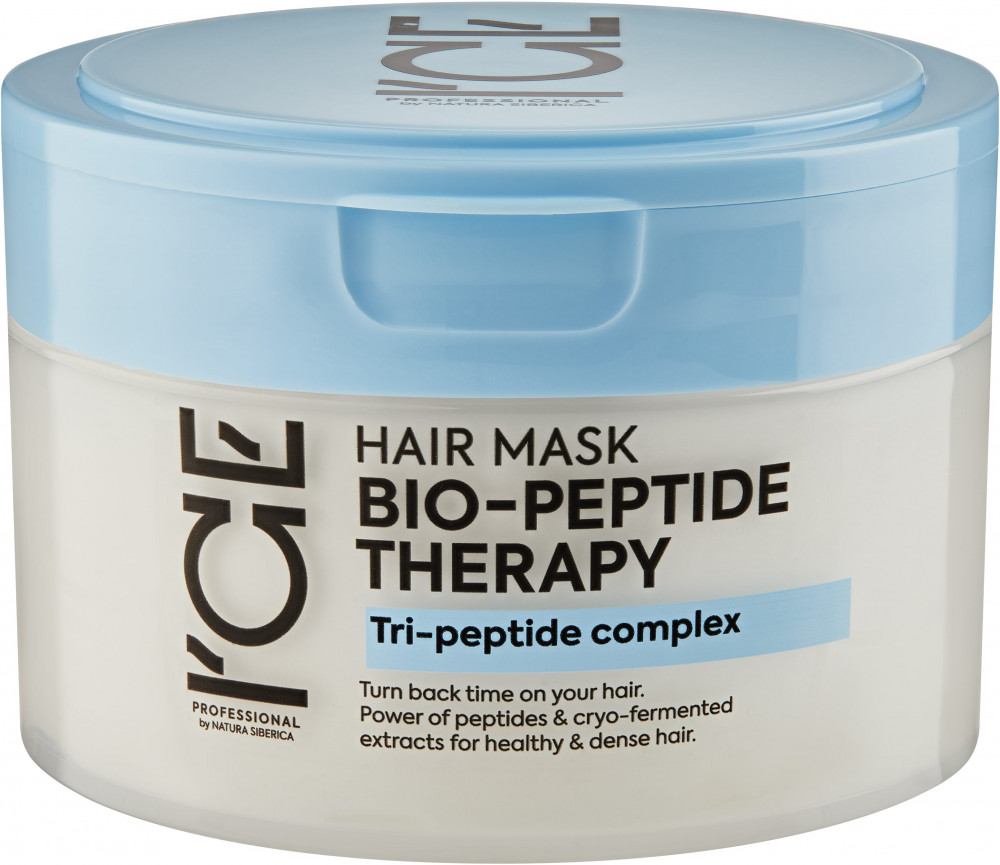 Маска для восстановления и уплотнения тонких и ломких волос «Bio-peptide Therapy Hair Mask» | Salon only | ICE Professional