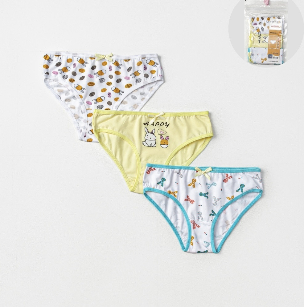 Трусы-слип для девочек комплект | Defne Baby