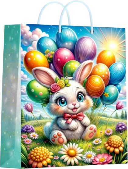 Пакет подарочный «Зайка» | Чудо праздник