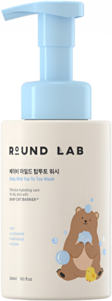 Детская очищающая пенка для тела «Baby Mild Top To Toe Wash» | Round Lab