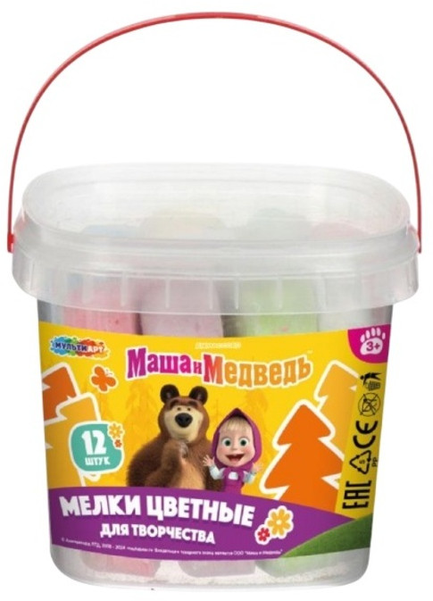 Мелки для творчества «Маша и Медведь» | Маша и Медведь | Multi Art