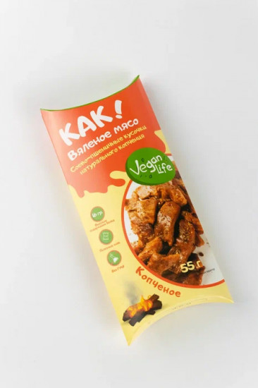 Соево-пшеничные кусочки натурального копчения «Как вяленое мясо»