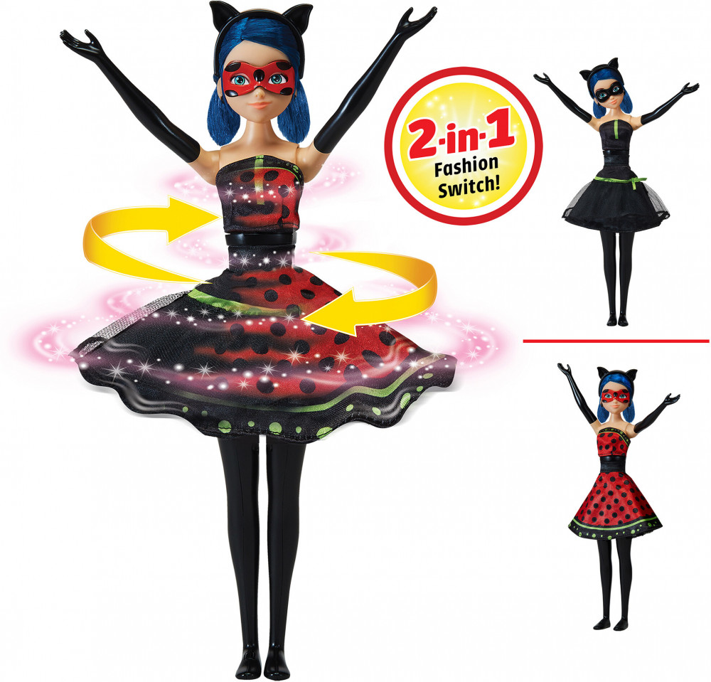 Кукла с аксессуарами «Леди Баг в крутящемся платье» | Леди Баг и Супер Кот | Miraculous