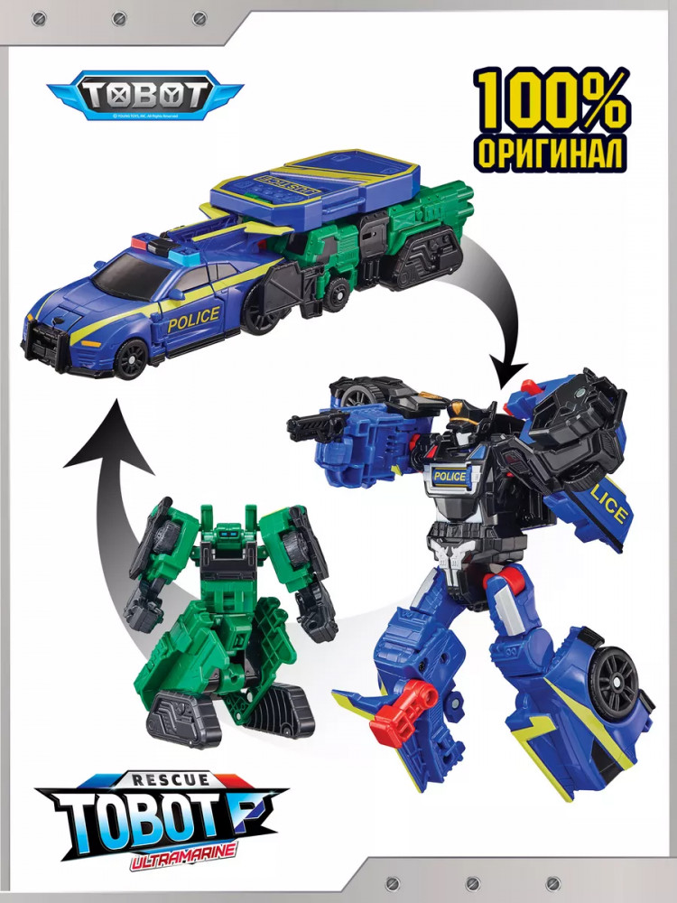 Робот-трансформер «Тобот Р. Полицейский патруль» | Tobot