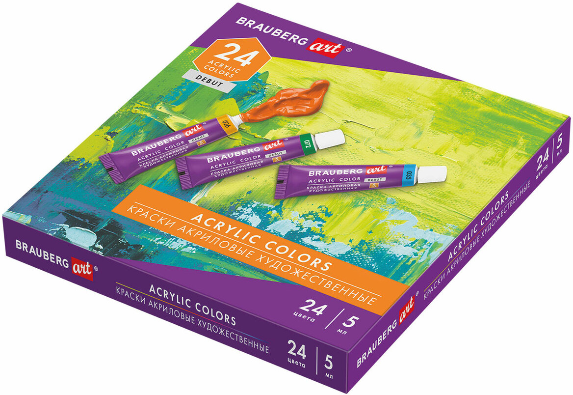 Краски акриловые | Brauberg