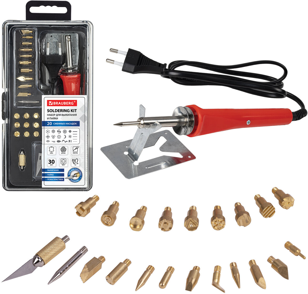 Набор для выжигания и пайки | Brauberg