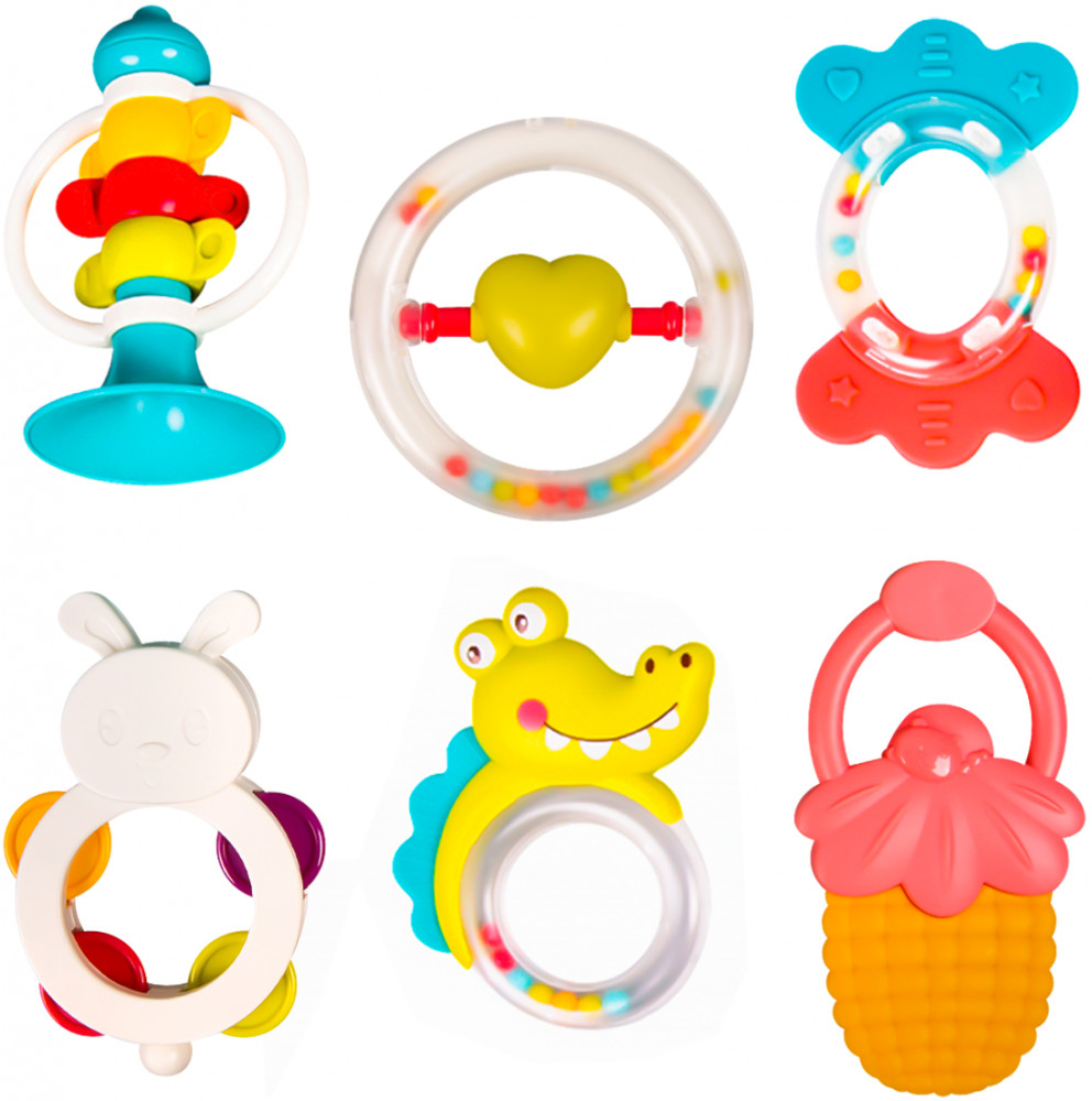 Набор погремушек-прорезывателей «Handbell baby» | Bibi Inn