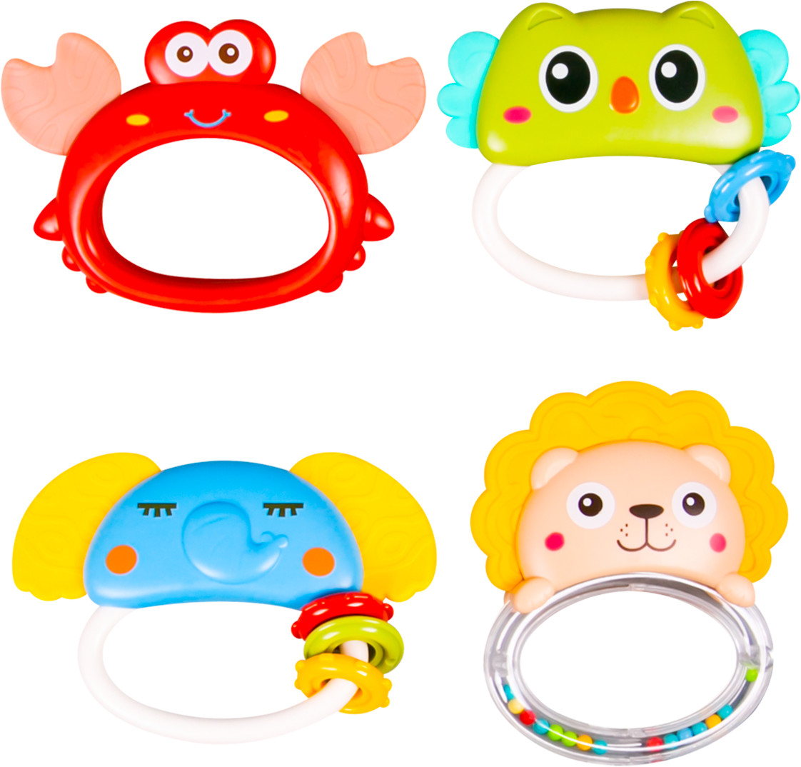 Набор погремушек-прорезывателей «Handbell baby» | Bibi Inn