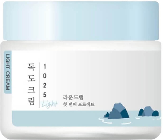 Крем для лица с комплексом минералов лёгкий увлажняющий «Dokdo Light Cream» | 1025 | Round Lab