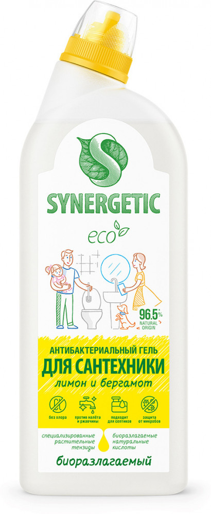 Средство биоразлагаемое для мытья сантехники «Кристальная чистота» | Synergetic