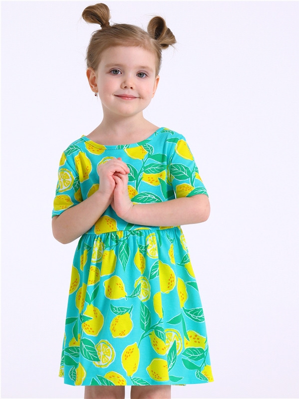 Платье для девочек | Променад | Апрель