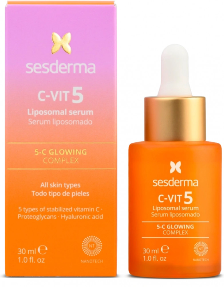 Сыворотка для лица липосомальная «C-VIT 5 Liposomal serum» | Sesderma