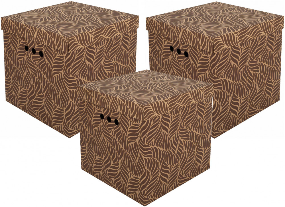 Набор коробов для хранения из плотного микрогофрокартона | Brauberg