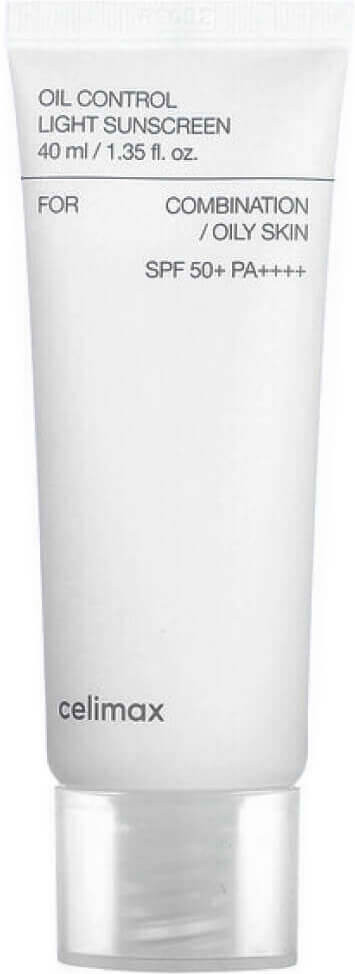 Крем для лица солнцезащитный себорегулирующий «Oil Control Light Sunscreen» SPF50+ PA++++ | Celimax