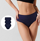 горошек на темно -синем