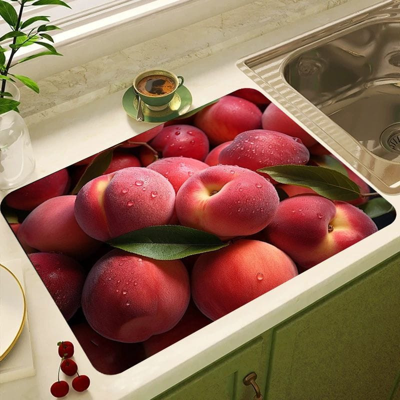 Коврик для сушки посуды «Персик»