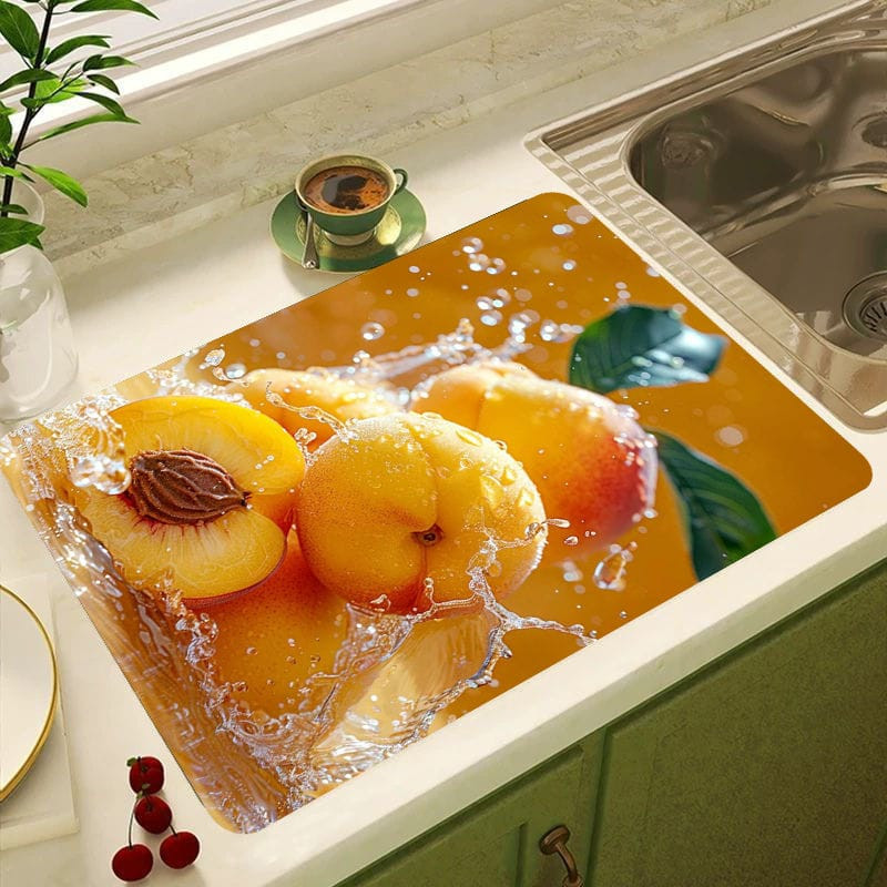 Коврик для сушки посуды «Абрикос»