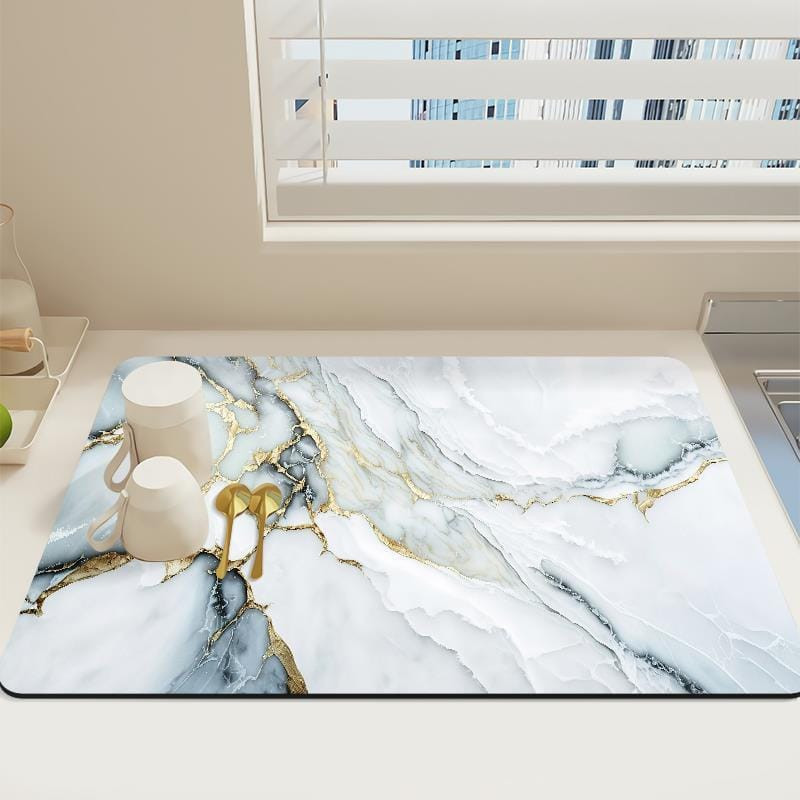 Коврик для сушки посуды «Мрамор»