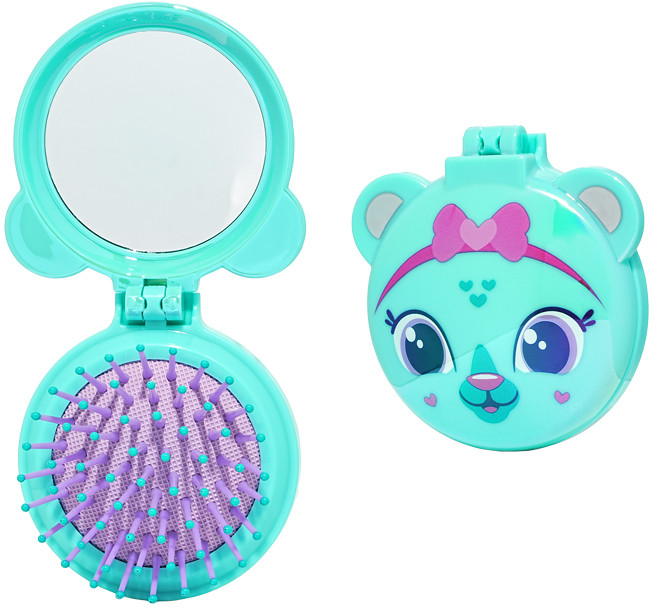 Расческа складная с зеркалом  | Miss Pinky
