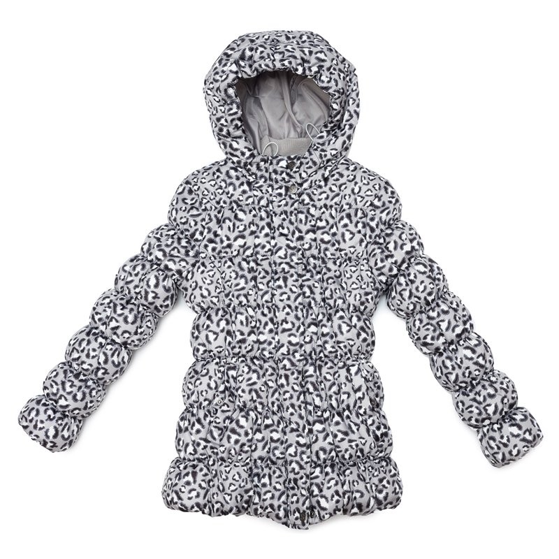 Куртка текстильная для девочек | Леопард | S'cool
