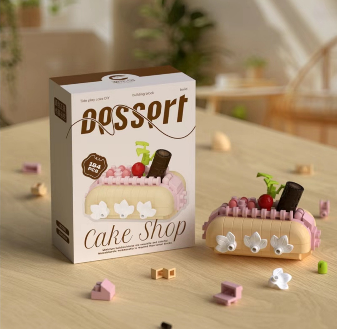 Мини конструктор 3D «Пирожное Эклер»