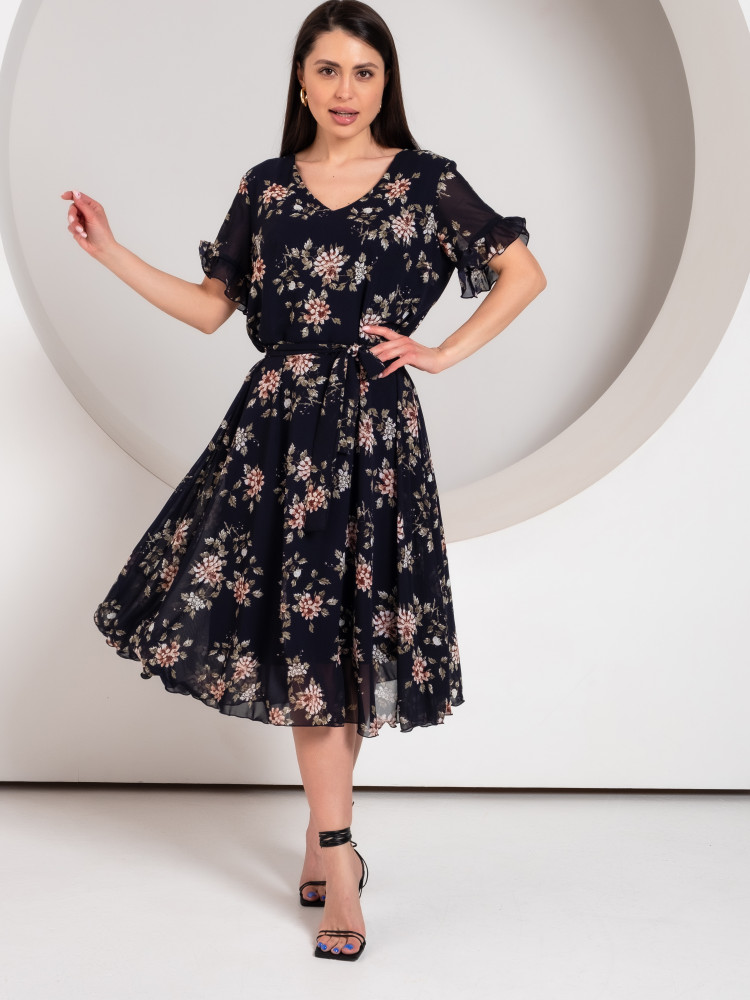 Платье женское «Ларено Блу Креам» | RONATTELLE