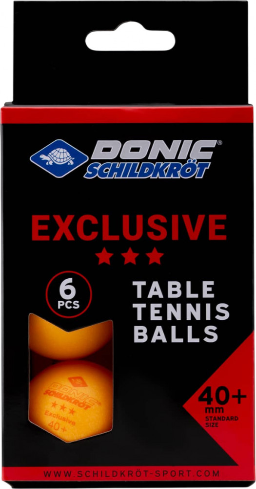 Набор мячей для настольно тенниса 3* Exclusive | Donic