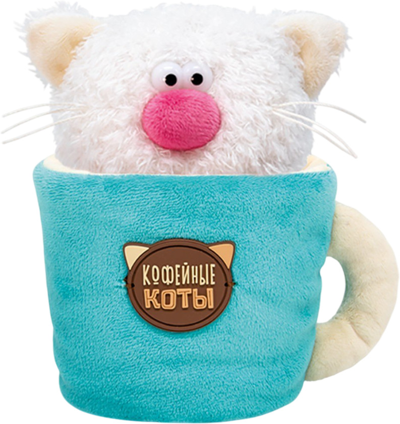 Игрушка мягкая «Кот Молоко. Десерт» | Кофейные коты | Budi Basa