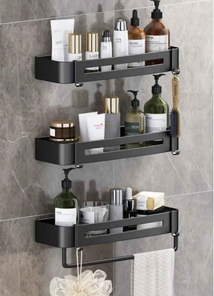 Набор полок в ванную комнату из нержавеющей стали