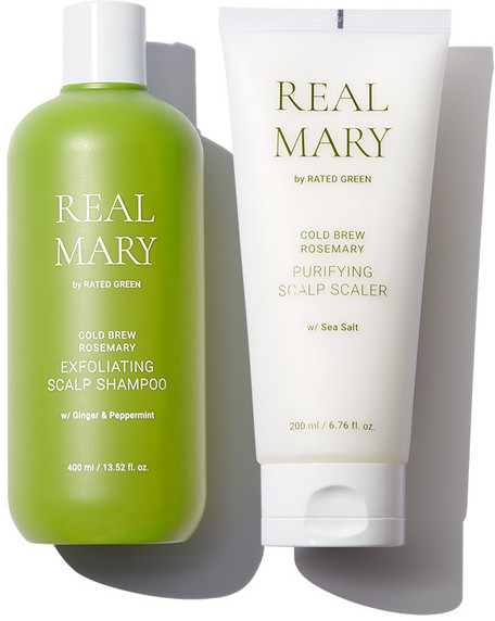 Набор для волос с розмарином «Двойное очищение» | RATED GREEN