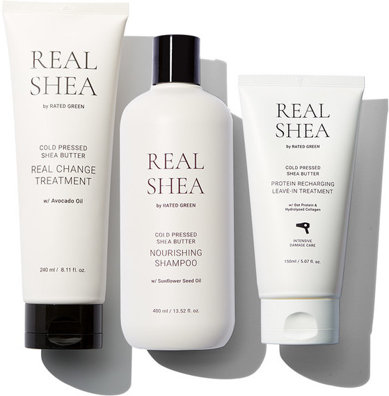 Набор для волос с маслом ши «Глубокое питание и восстановление» | RATED GREEN